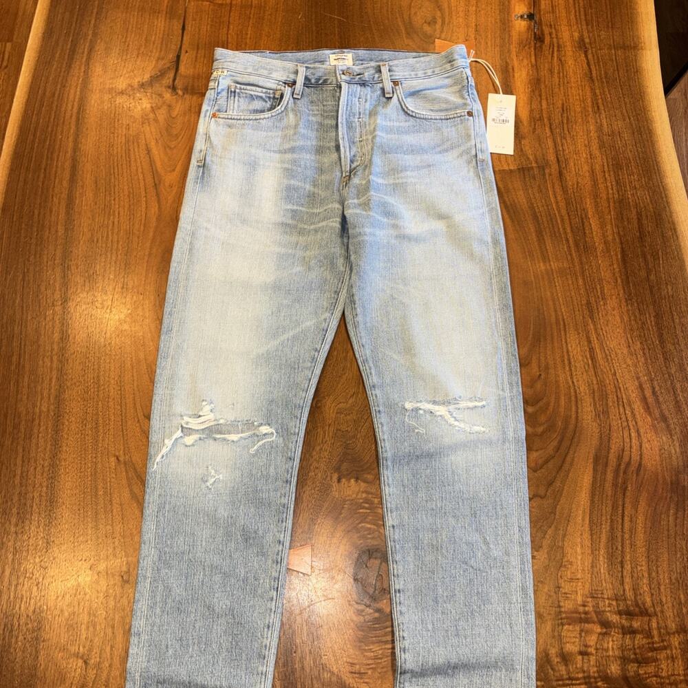 Citizens Of Humanity Jeans Women Liya High Rise Classic Fit Crop Size 27